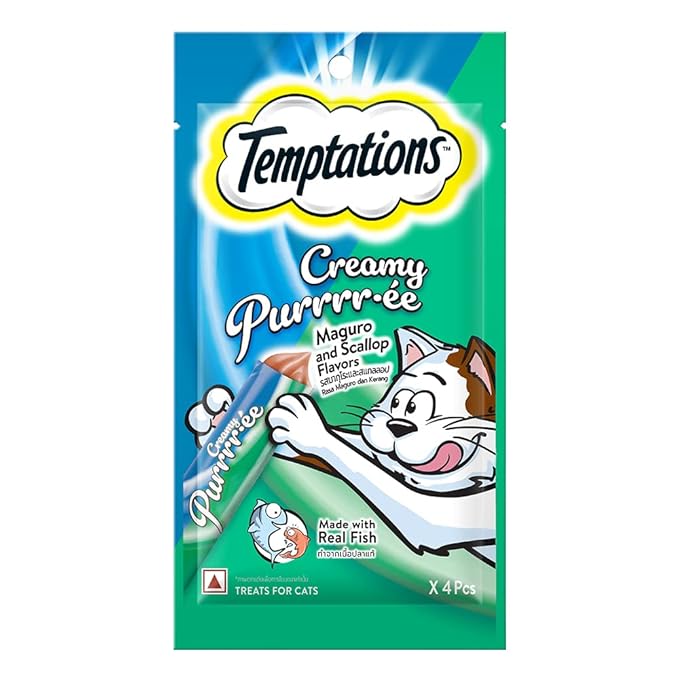Temptations Creamy Purrrr-ee Cat Treats, 48g (1 pieces)